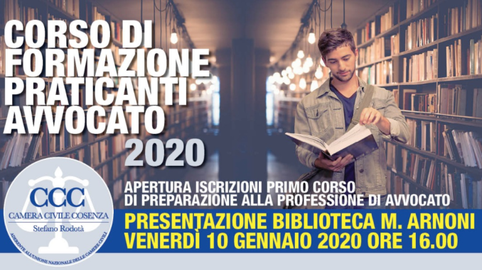 Corso di Formazione per Praticanti Avvocato Cosenza 2020